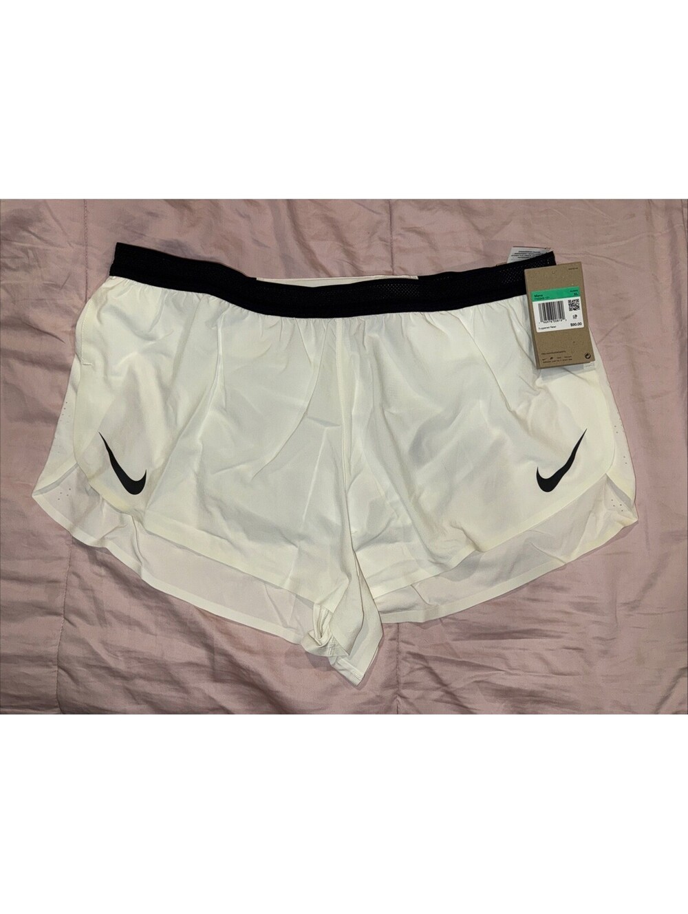 NWT Nike AeroSwift Dri-FIT ADV 2” Running Shorts Off White FN3349 Men’s XL $90.
